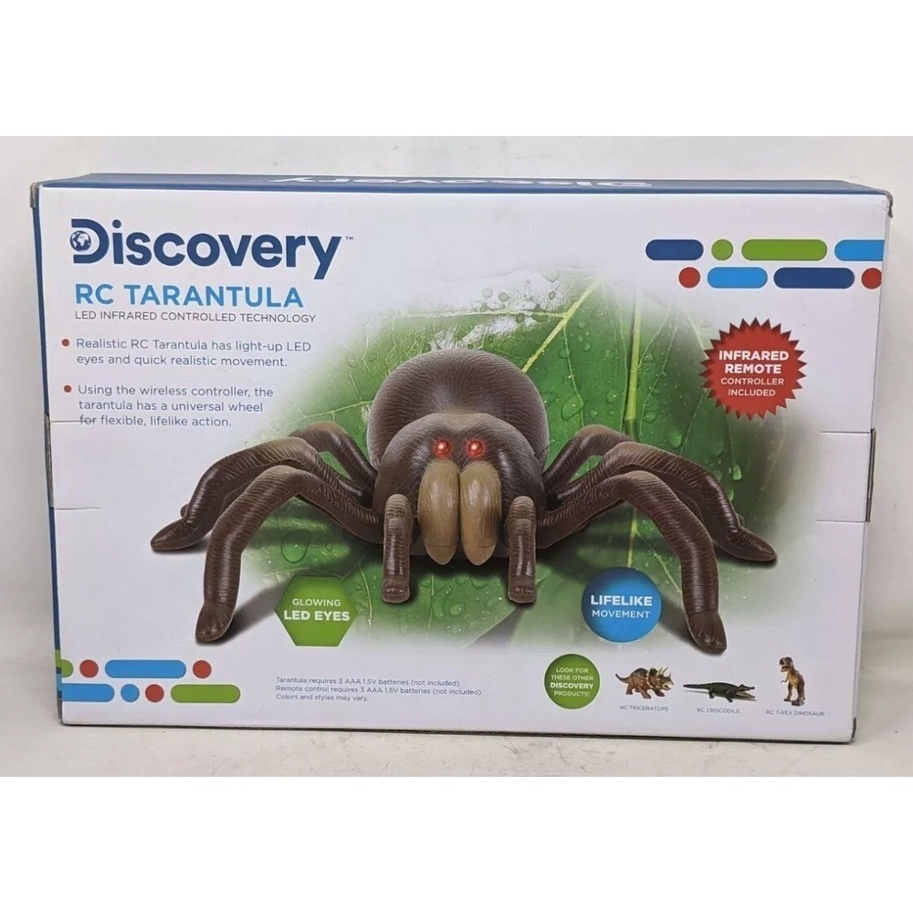 RC TARANTULA LED INFRARED CONTROLLED TECHNOLOGY - By discovery Spider